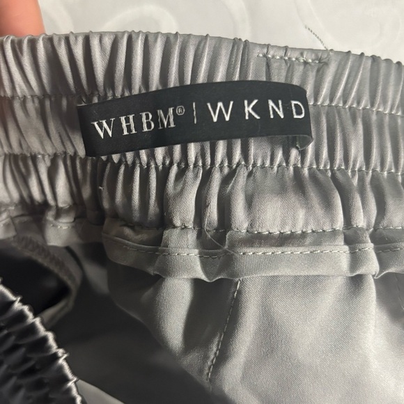 White House Black Market Gray Track Pants with Relaxed Fit - Picture 2 of 9